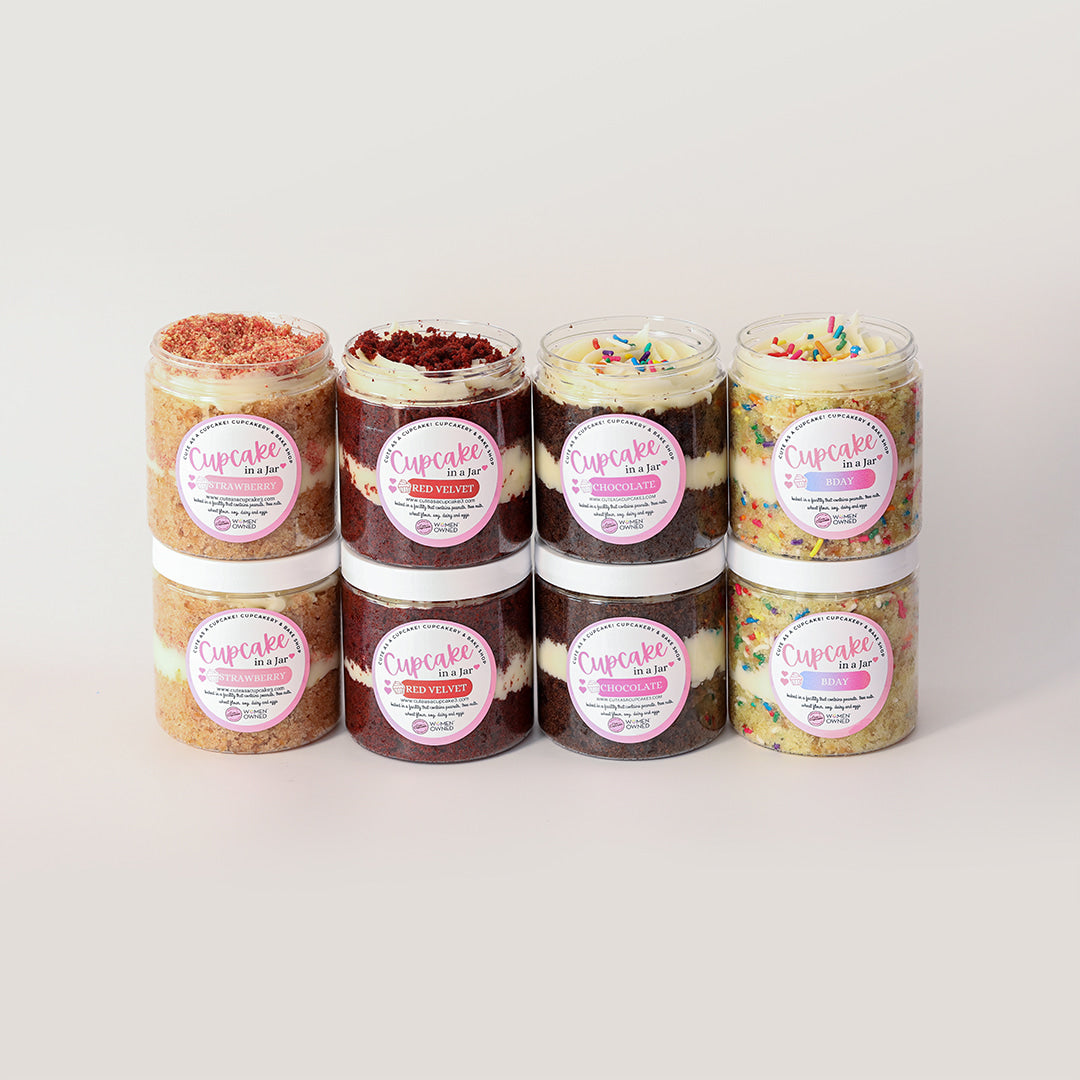 Cupcakes in a Jar | Cute as a Cupcake Bakery