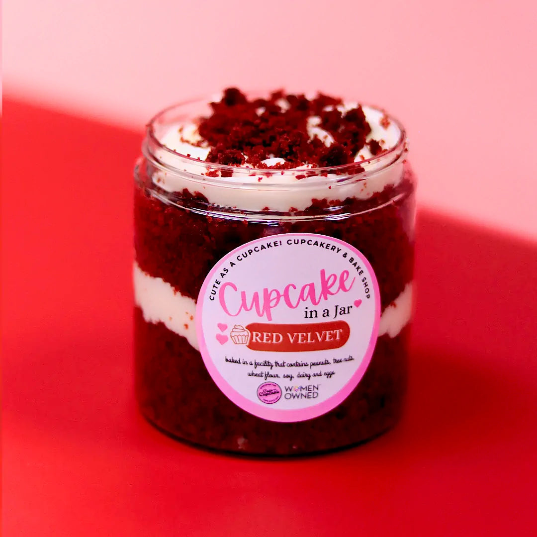 Red Velvet Cupcake Jar image 0