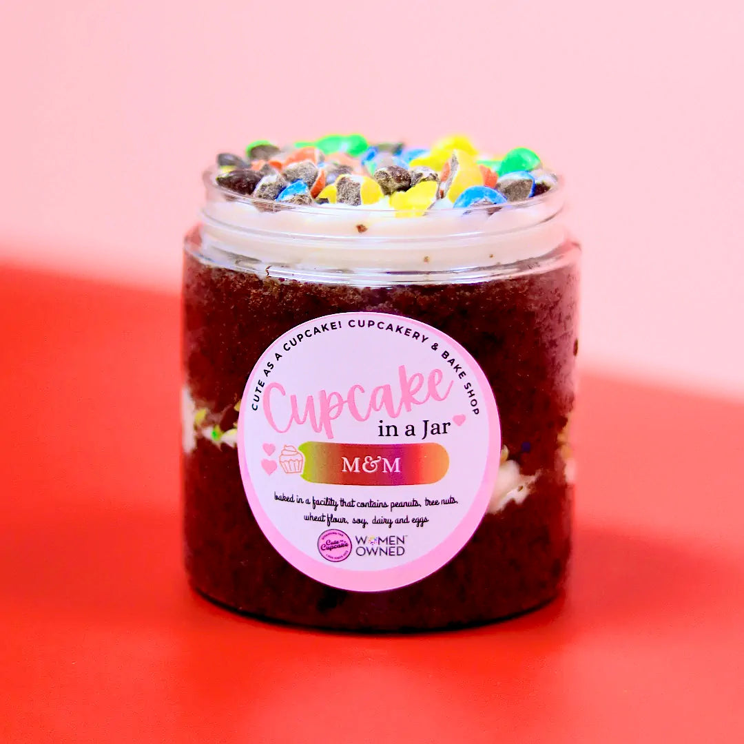 M&M Cupcake Jar image 0