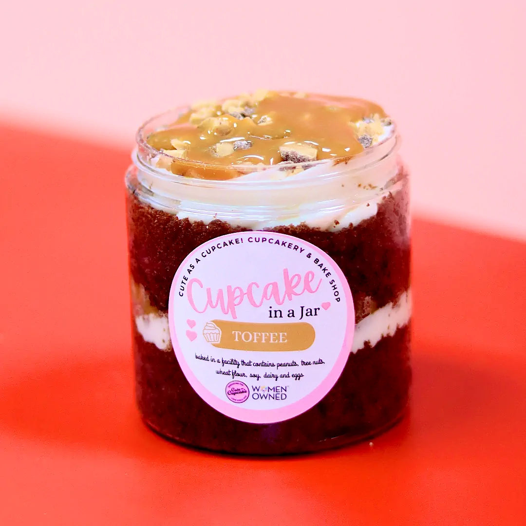 Toffee Caramel Cupcake Jar image 0