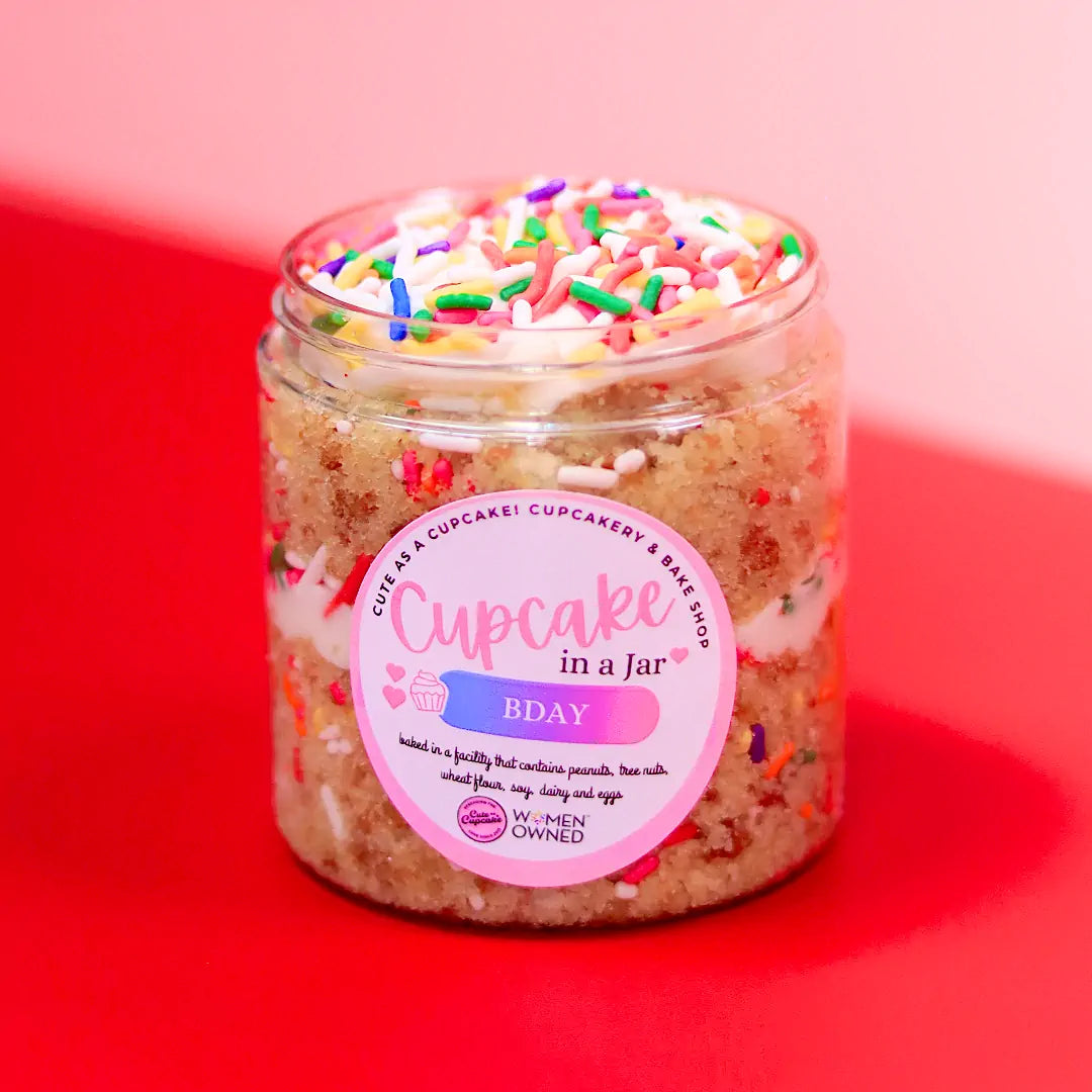 Birthday Cake Cupcake Jar image 0